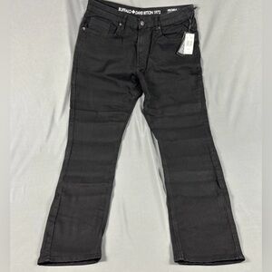 Buffalo David Bitton Jeans Ash X Slim Stretch 36 x 32 Black Rinse